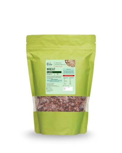 THE ESHA FOODS | FRESH Delicious and Nutritious Wheat Flakes (Wheat Poha), 500g, Godhumai Aval, Healthy Snack with Omega-3 and High Fiber, 500gm