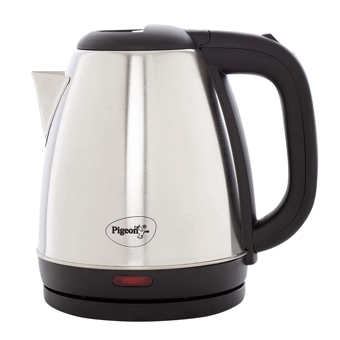 Pigeon by Stovekraft Amaze Plus Electric Kettle (14289) with Stainless Steel Body, 1.5 litre, used for boiling Water,