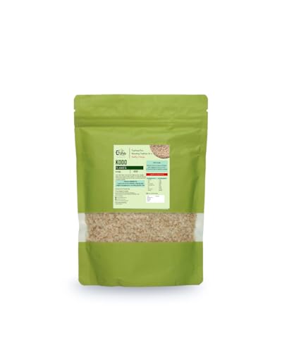 THE ESHA FOODS Kodo Millet Poha Flakes (Varagu/Kodhra), 500g | Healthy Breakfast Cereal | Diabetic-Friendly | Low Cholesterol, Gluten-Free, High-Fibre