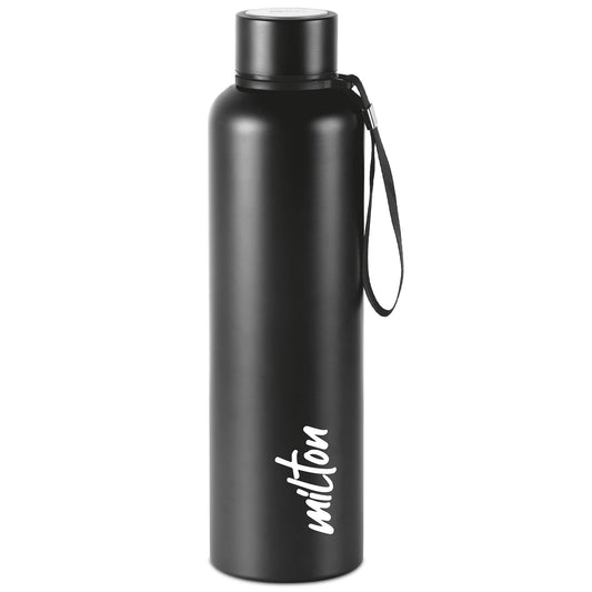 Milton Aura 1000 Thermosteel Bottle, 1050 ml Water Bottles, 24 Hours Hot and Cold, Easy to Carr