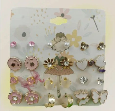 Korean studs I 12 pairs I cosy accessories I trending studs I trending Korean studs I return gifts